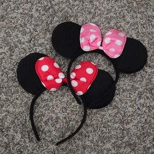 Polka Dot Mouse Ear Headbands
